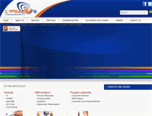 Tablet Screenshot of careeroneindia.com